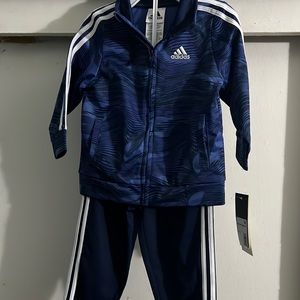 Toddler adidas track set